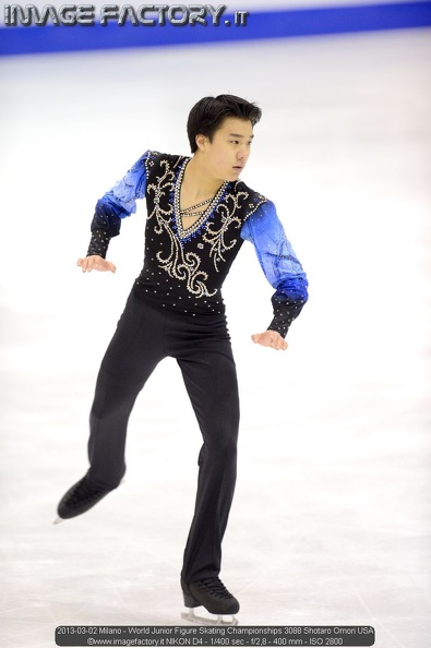 2013-03-02 Milano - World Junior Figure Skating Championships 3088 Shotaro Omori USA.jpg